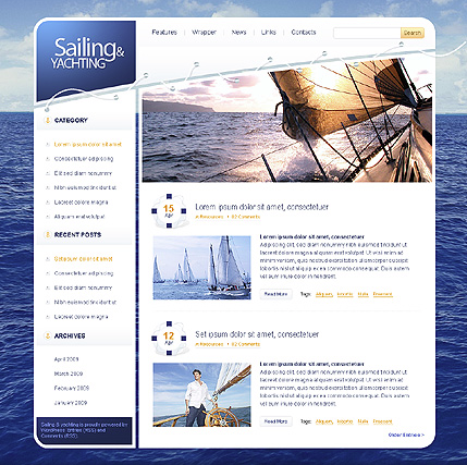 Webdesign Segeln