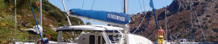 Sundowner, Dreams of Sailing, katamaran, Yachtcharter , Türkei, segeltörn, mitsegeln, katamaransegeln