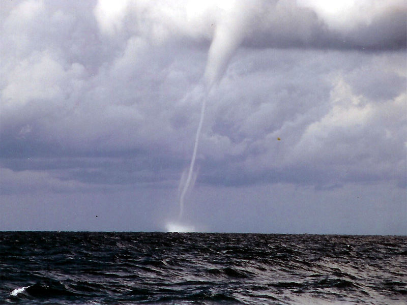 windhose kann man in Kroatien manchmal beobachten