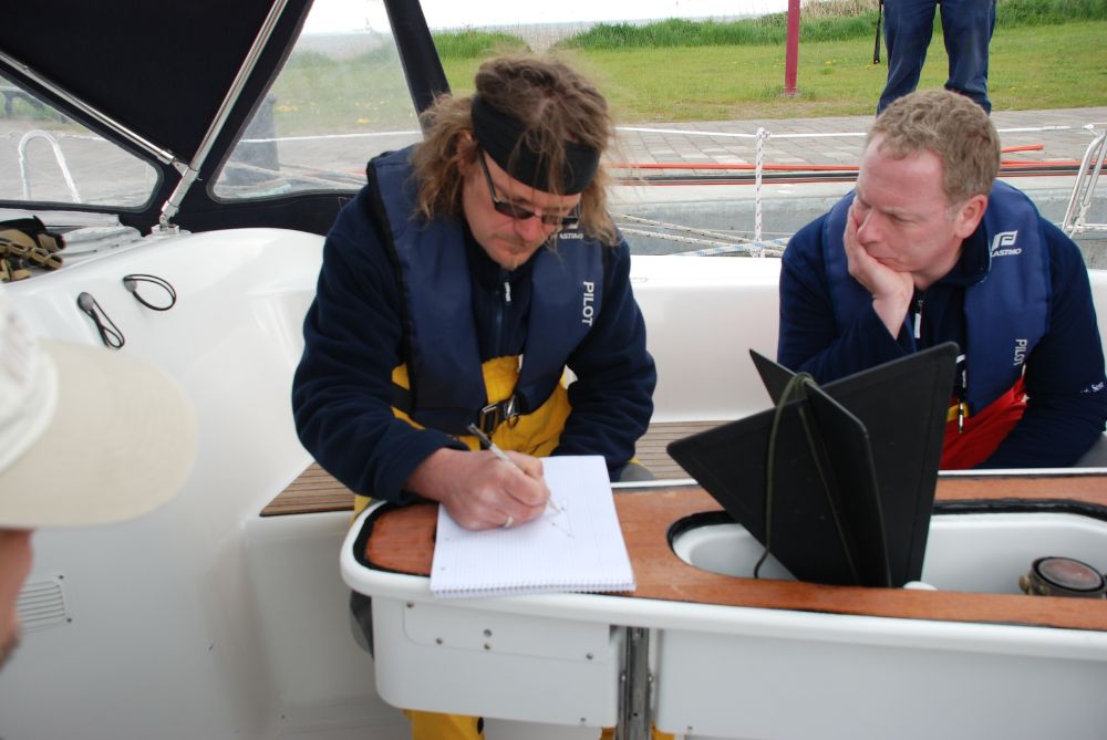Skippertraining - Manöverbesprechung