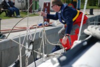 Skippertraining - Anlegen