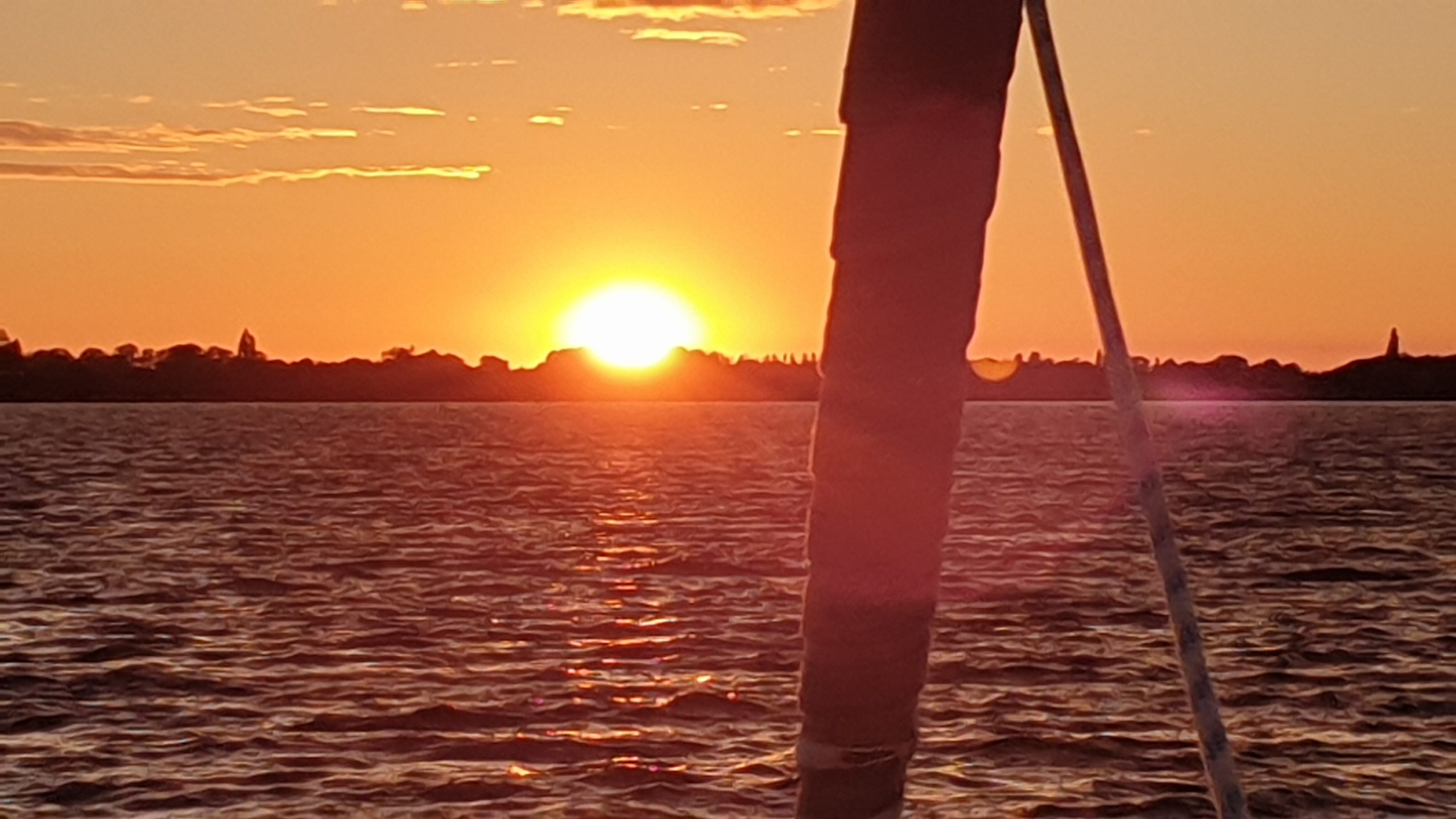 Abendstimmung an Bord