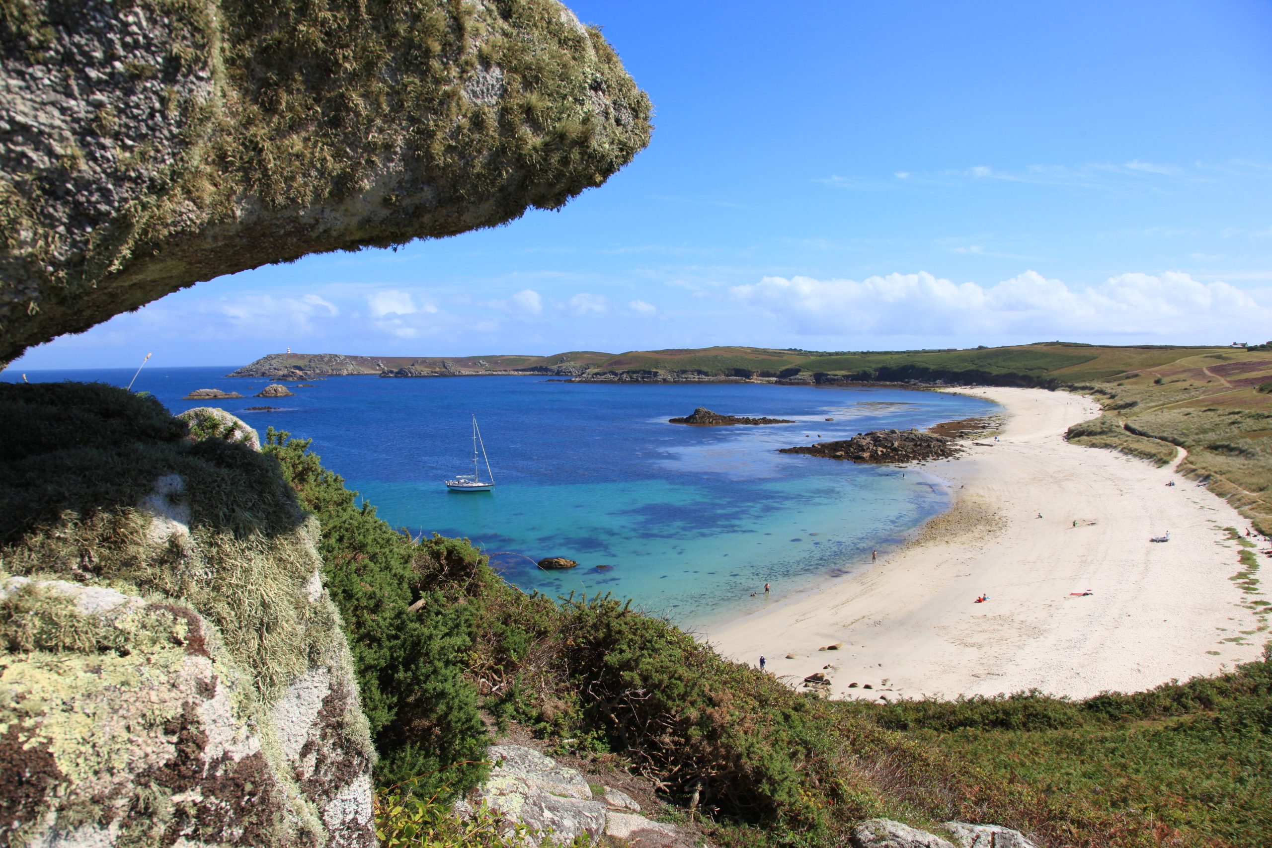 Ankern bei St. Martin Isles of Scilly