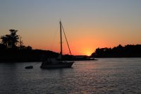 Gwenavel vor Anker