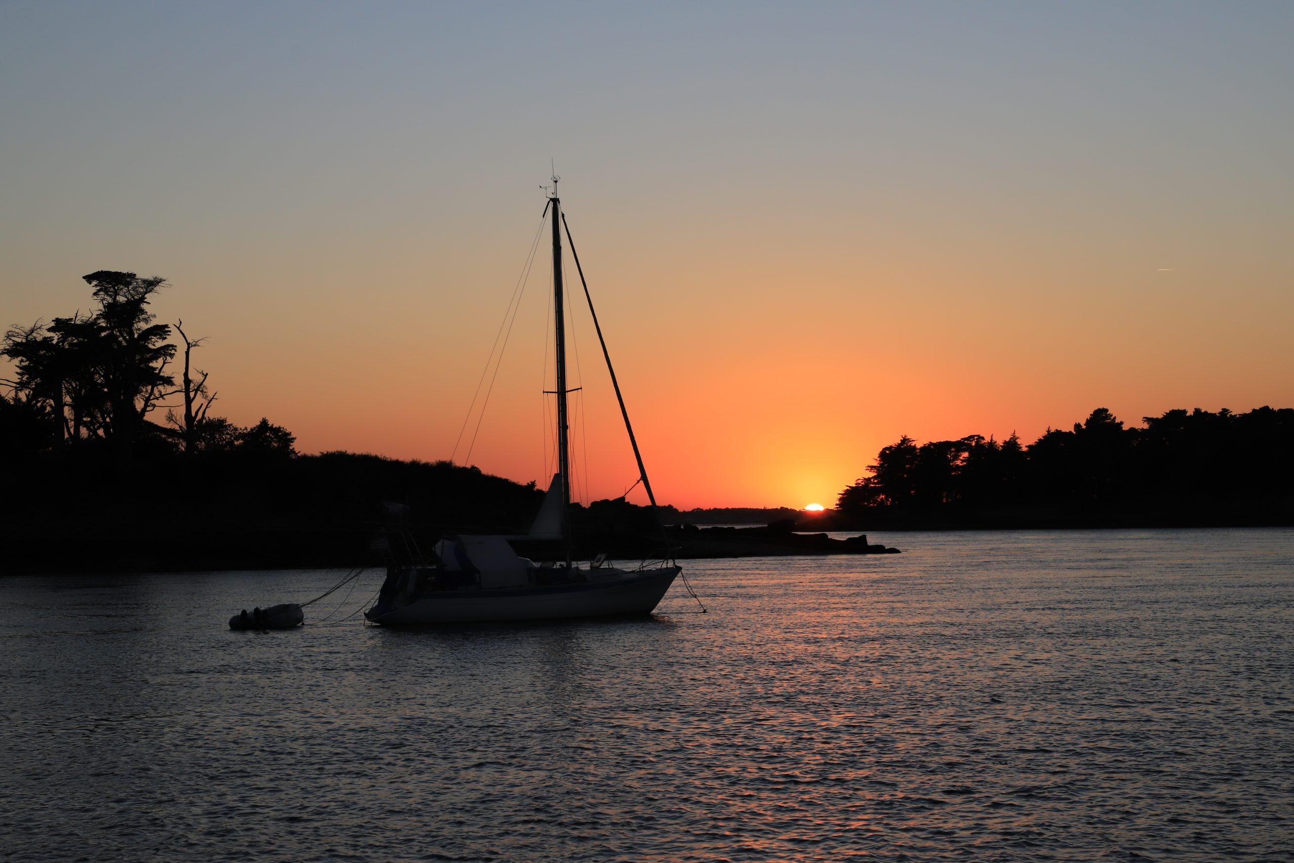 Gwenavel vor Anker