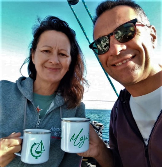 Xavier und Anne, das Skipperpaar