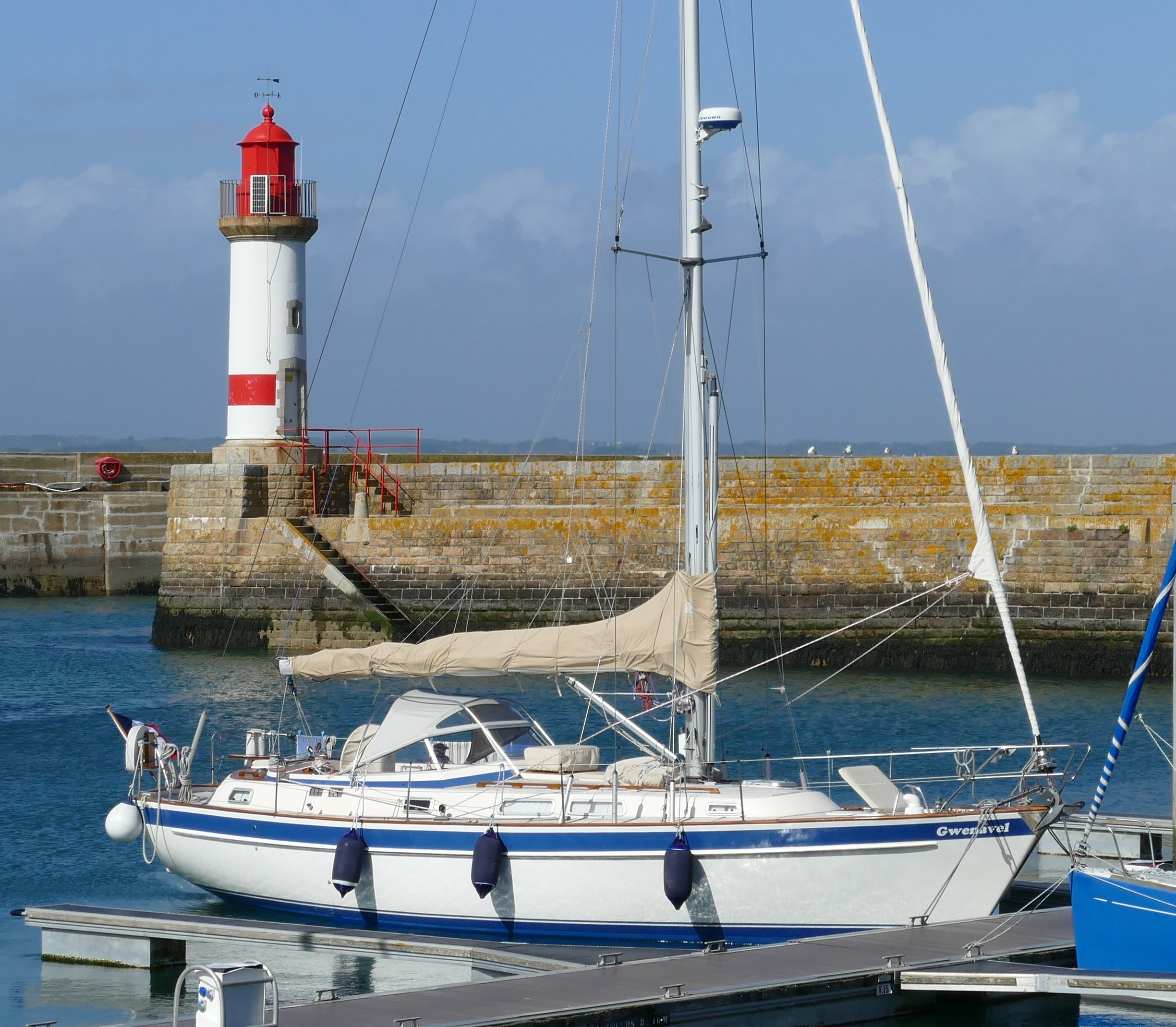Gwenavel auf Groix im Hafen