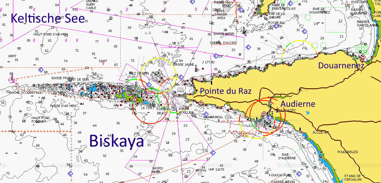 Pointe du Raz Karte