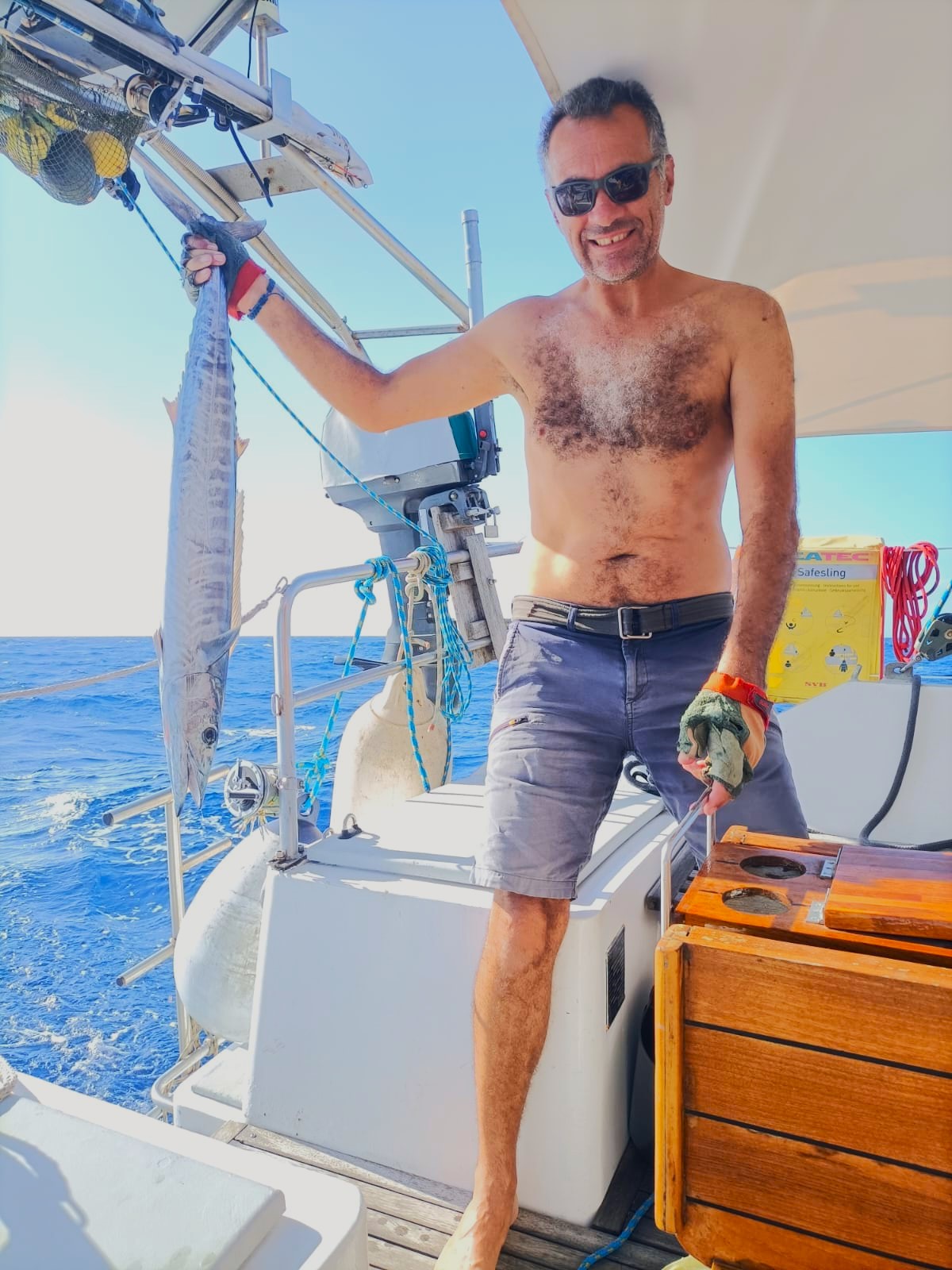 Xavier mit Barracuda