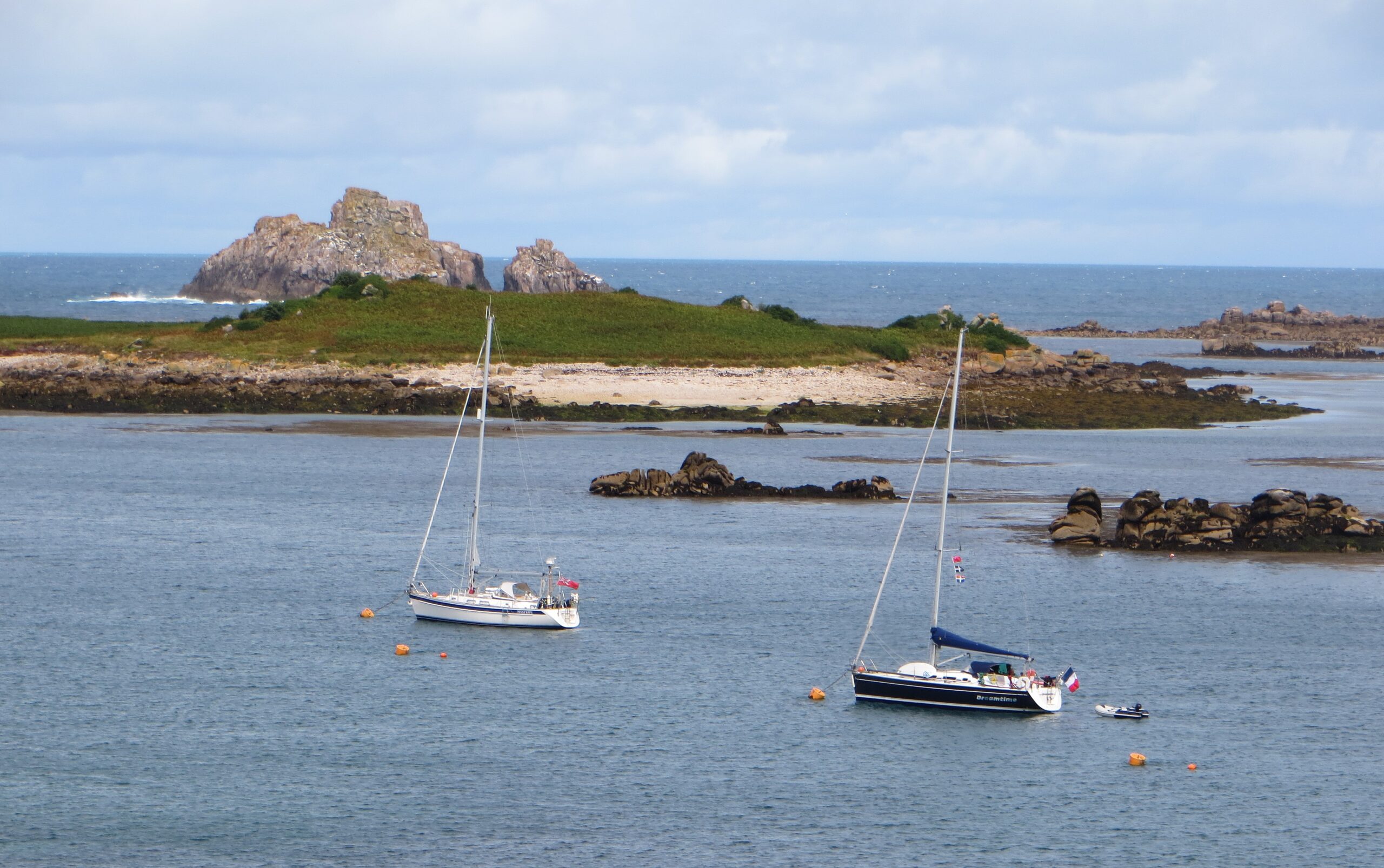 Ankern in der Bretagne