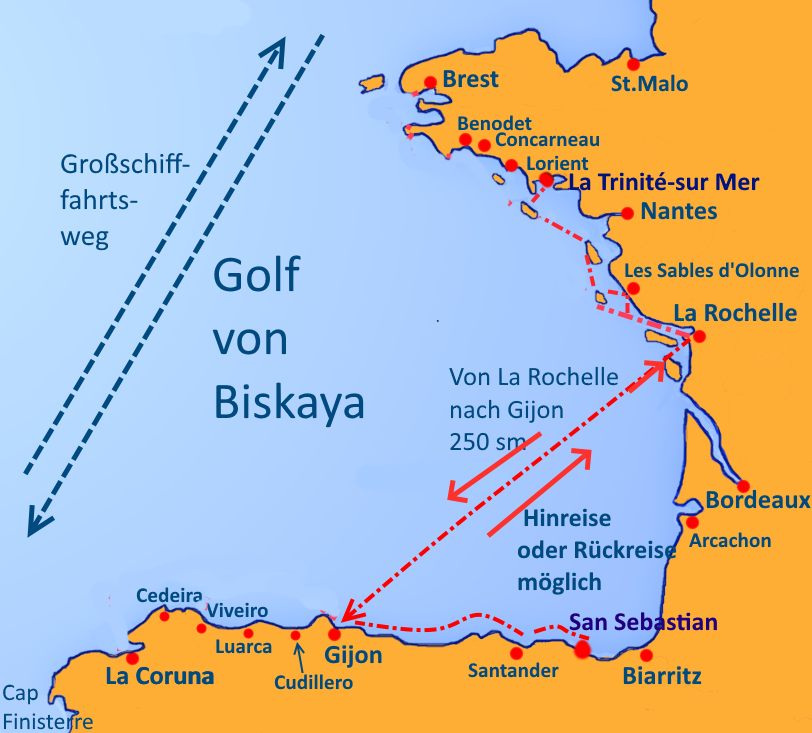 TOANI Biskaya Überquerung