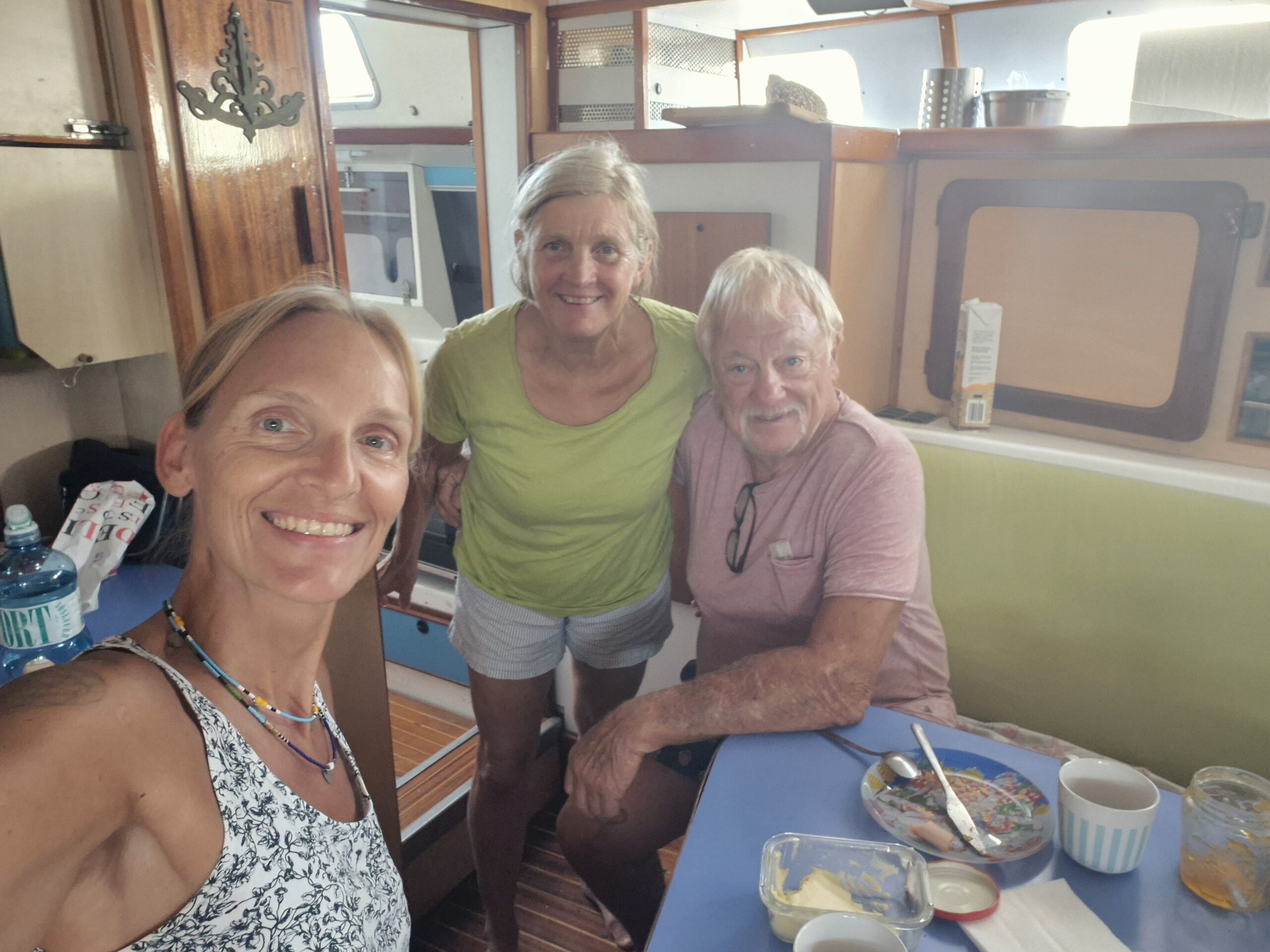 Skipper und Bootsfrau